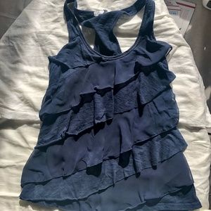 Aeropostale Ruffle Summer Tank